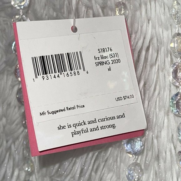 NEW Kate Spade NY Bikini Set Floral Scalloped XL - Picture 10 of 12